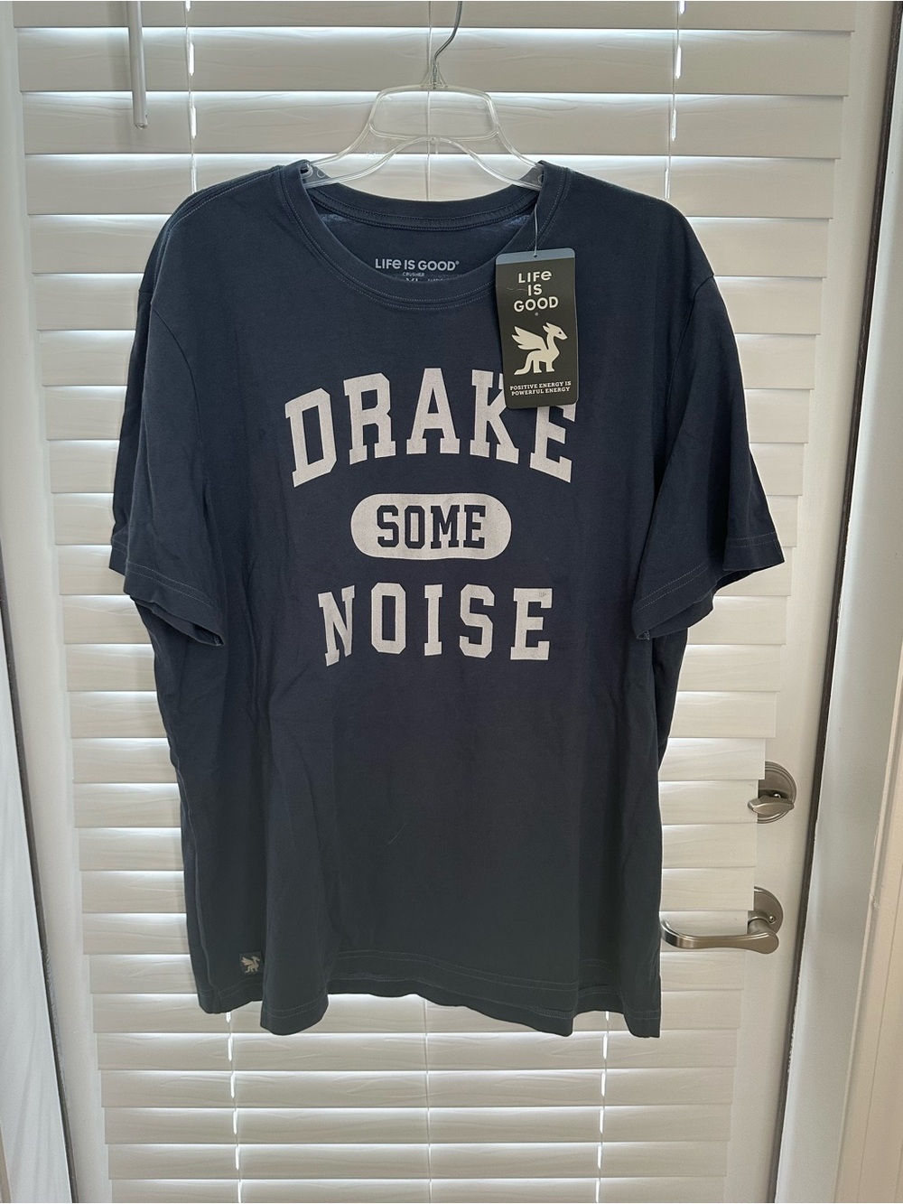 Life Is Good Men’s Navy Graphic 'Drake Some Noise' Tee